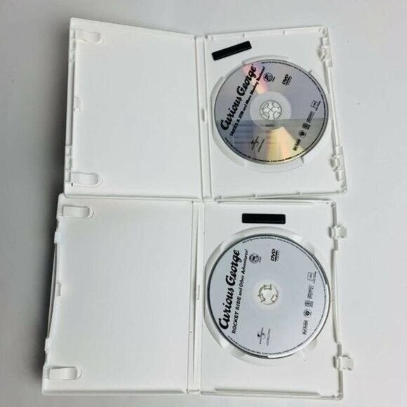 Curious George DVDs Lot Of 2 Rocket Ride And Takes A Job Both Include 8 Shows - Picture 4 of 5